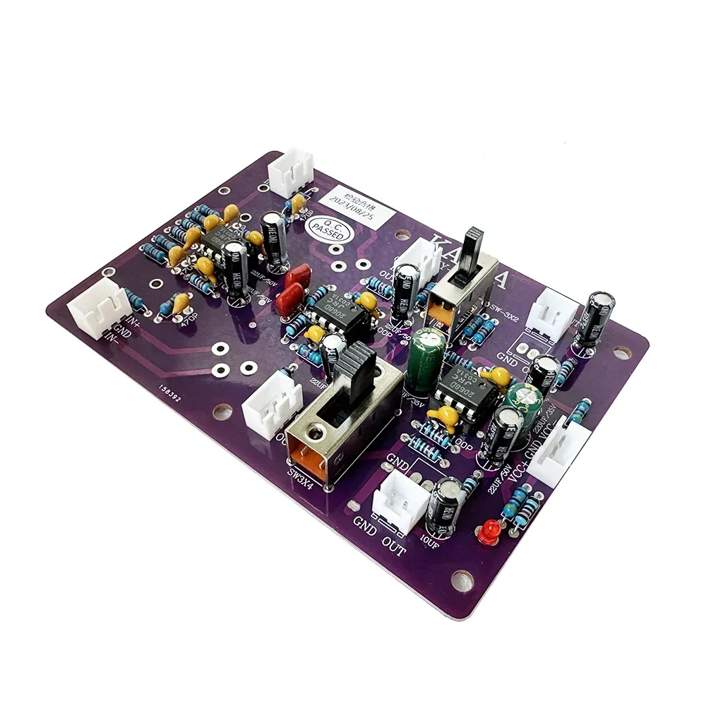 Nvarcher Two-channel Balanced Preamp Input Board Stereo Gain   BTL