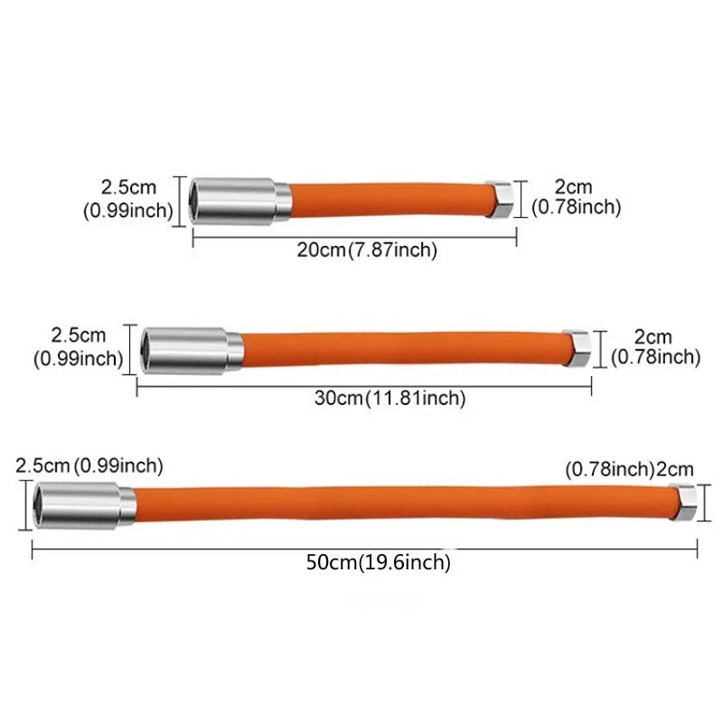 360 flexible hose extension pipe universal foam extension pipe joint faucet extension pipe anti splash water