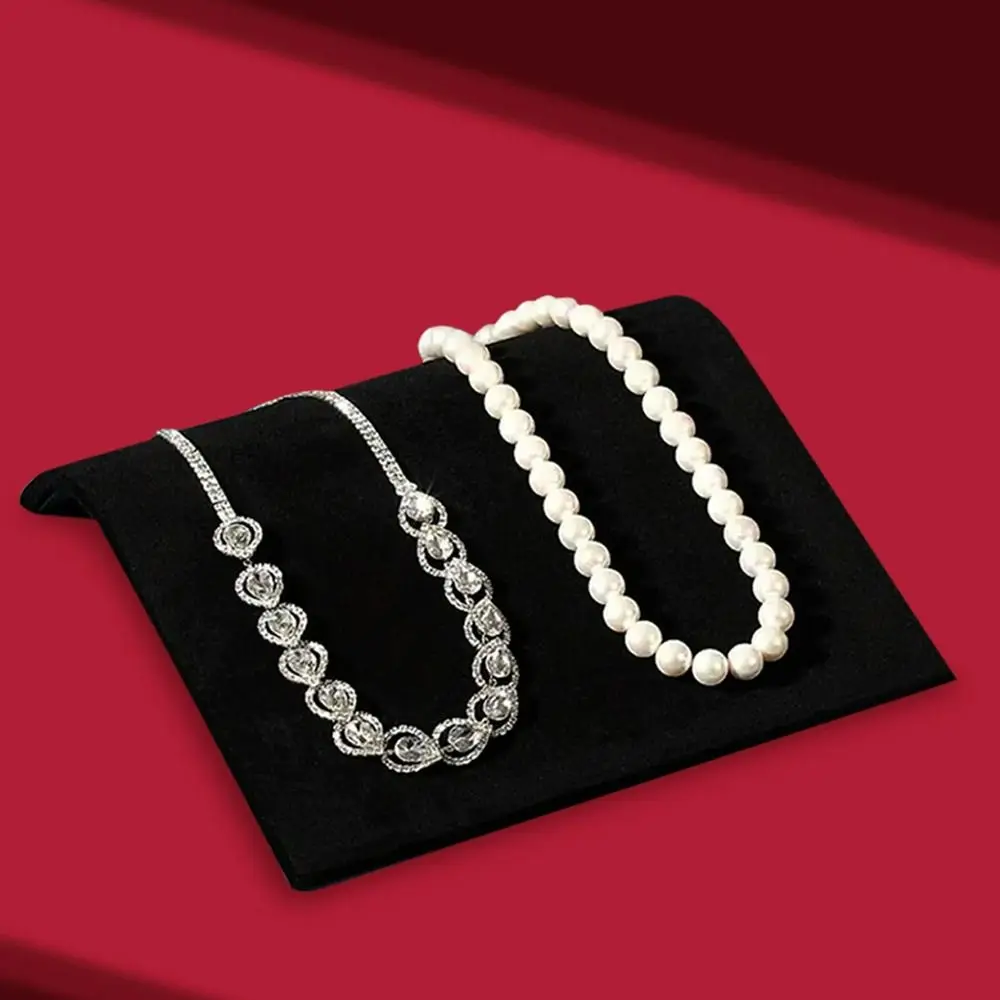 S-vormige kettingen schildersezel showcase fluwelen mode-sieraden collectie rek oorbellen sieraden display