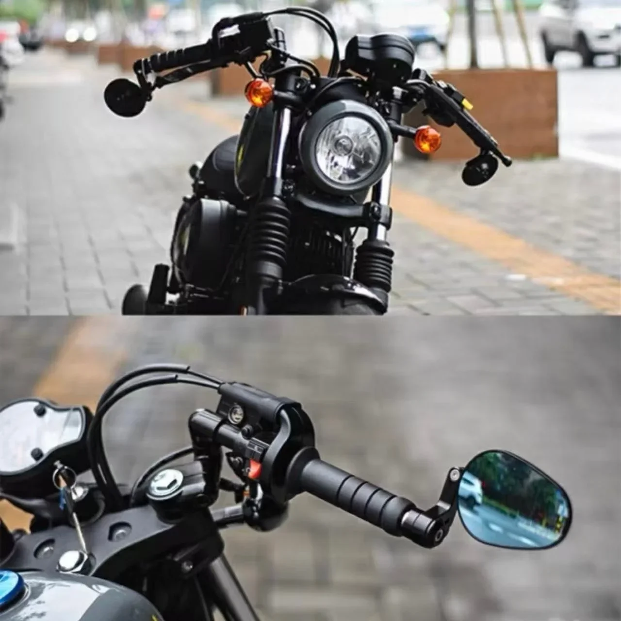 【Supreme quality】HYOSUNG GV300S modified motorcycle handlebar cover handle glue GV125 13cm open handle glue.