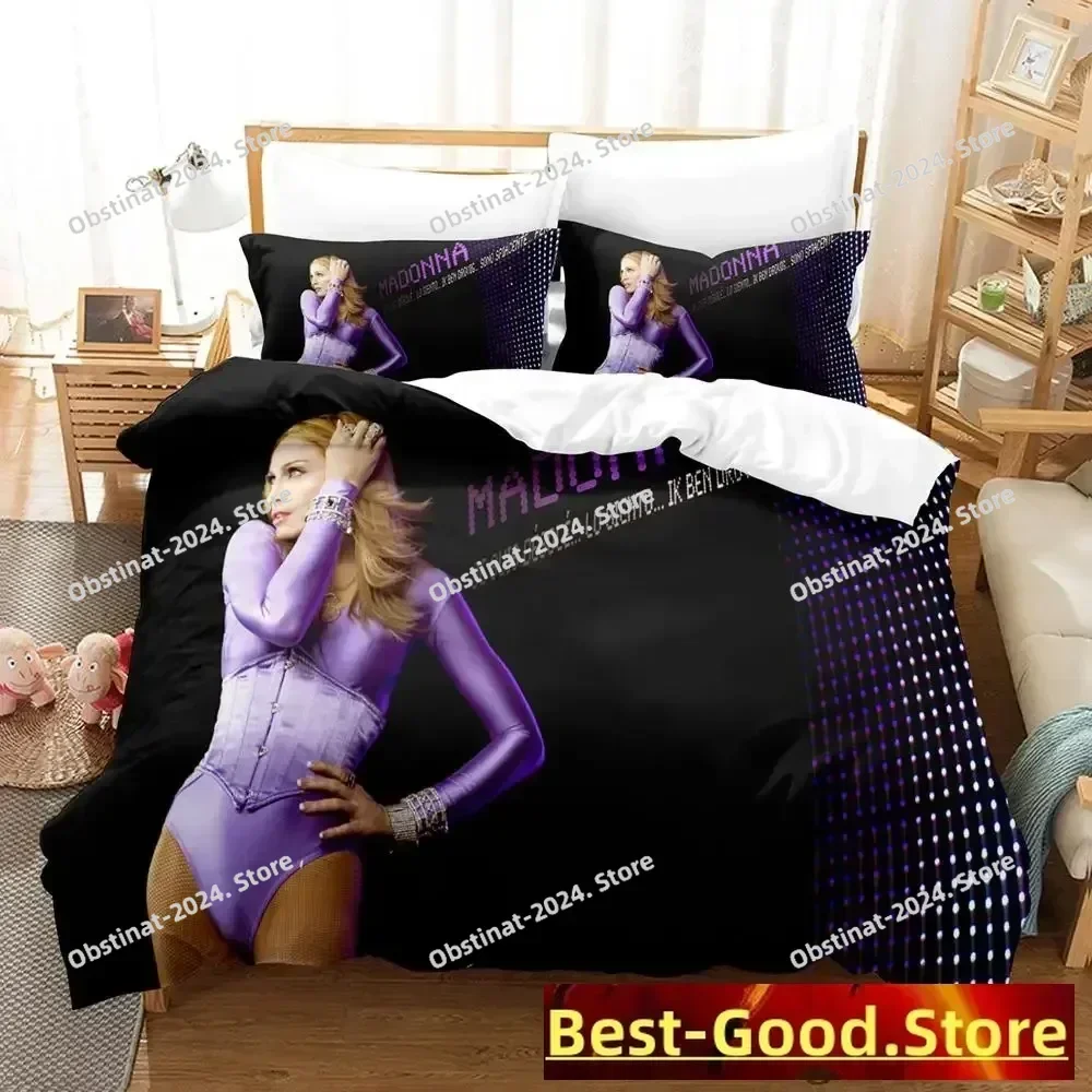 2023 Sexy Madonna Bedding Set Printed Bed Set With Pillowcase Bed Duvet Cover Soft Single Double Queen Super King Size Bedroom