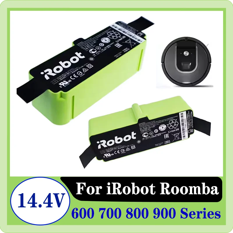 12800mAh Lithium Ion Battery For iRobot Roomba Cleaner 900 800 700 600 Series 960 980 981 966 895 695 692 690 675 780 860 891