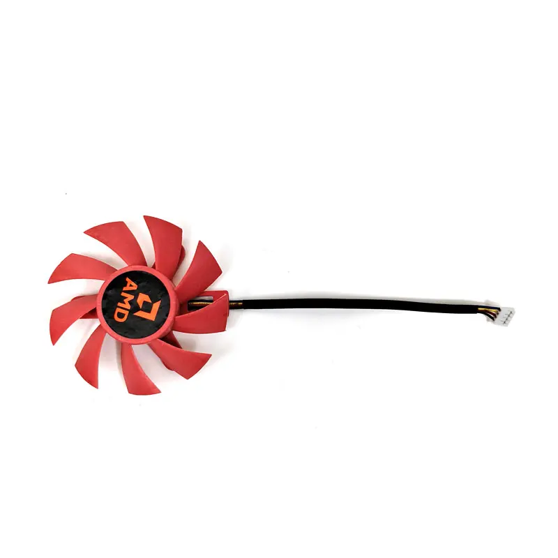 

New AMD 75MM4PIN FD8015U12S FD9015U12S Radiator Replacement For AMD RX570 580 HD7750 HD7770 Graphics Card Cooler Fan