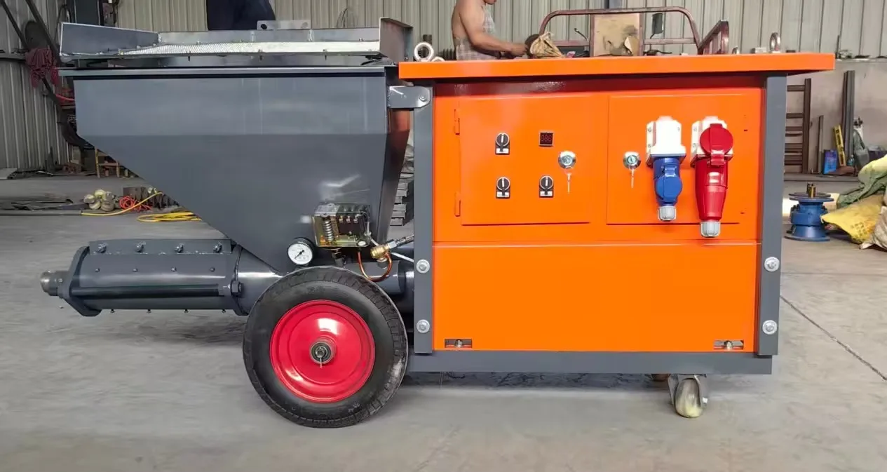 711 Pump Concrete Plastering  Wall Plastering Machine Mortar Spraying Machine 7.5 kW 380V view 6