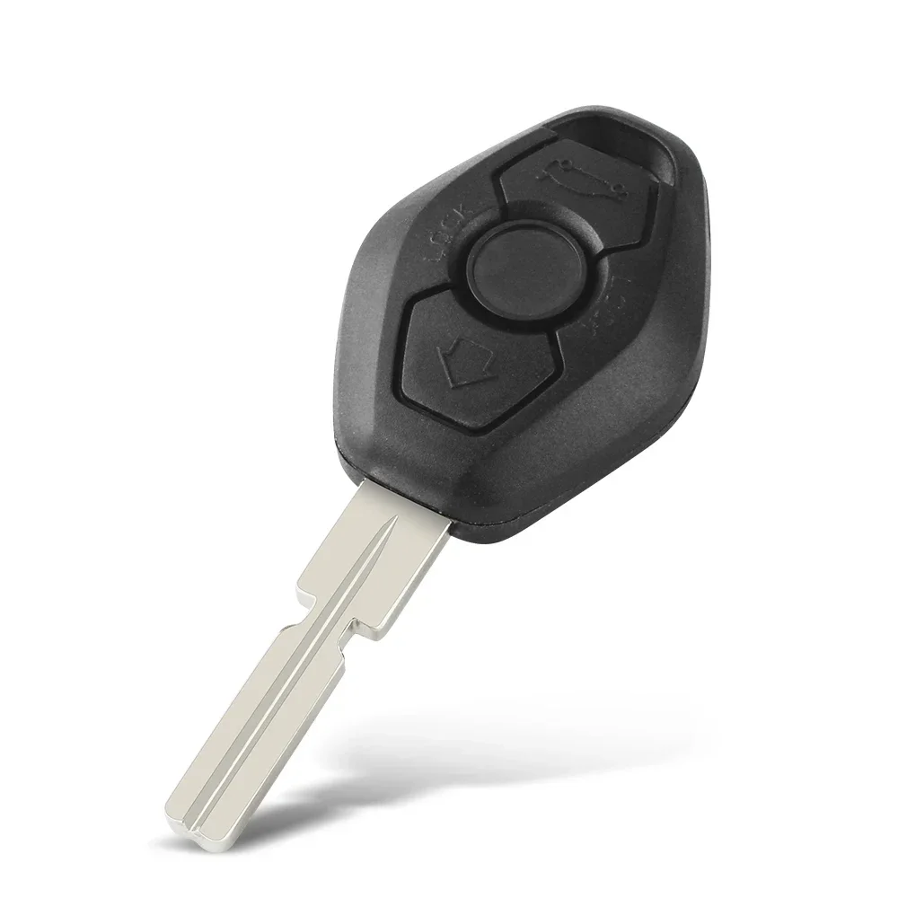 KEYYOU 10PCS New Car Key Case Cover For BMW 1 3 5 6 7 Series X3 X5 Z3 Z4 EWS System Car Key Shell Cover Keyless Fob