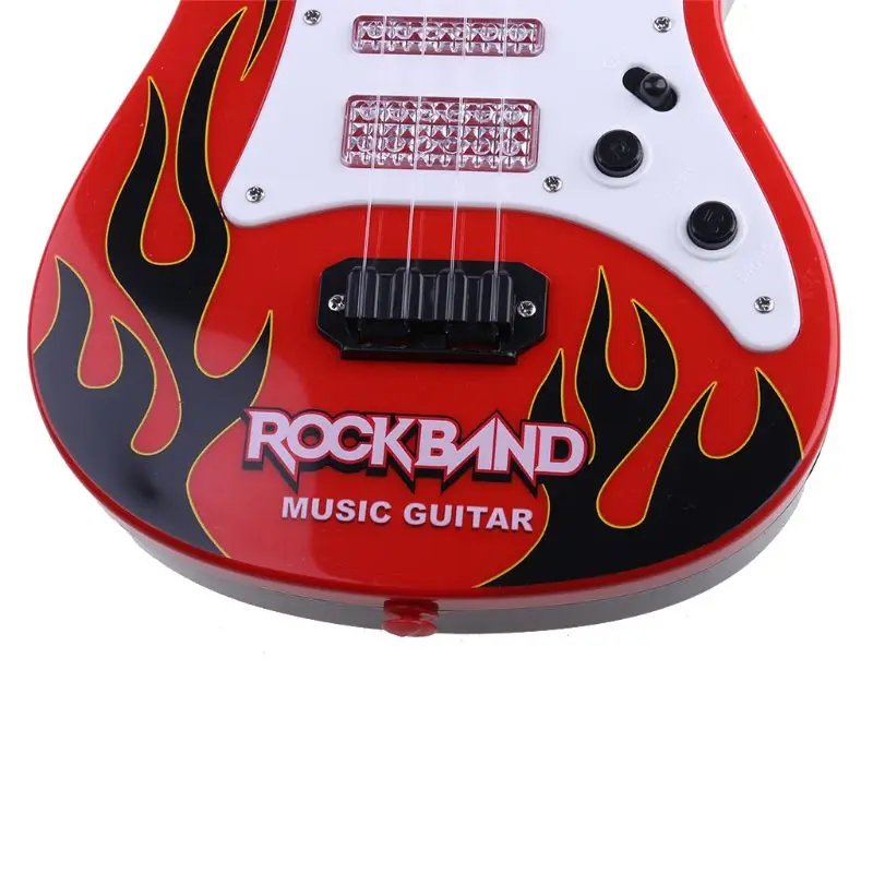 

Musical Learning Kids Portable Multifunctional Real Scene Electric Guitar