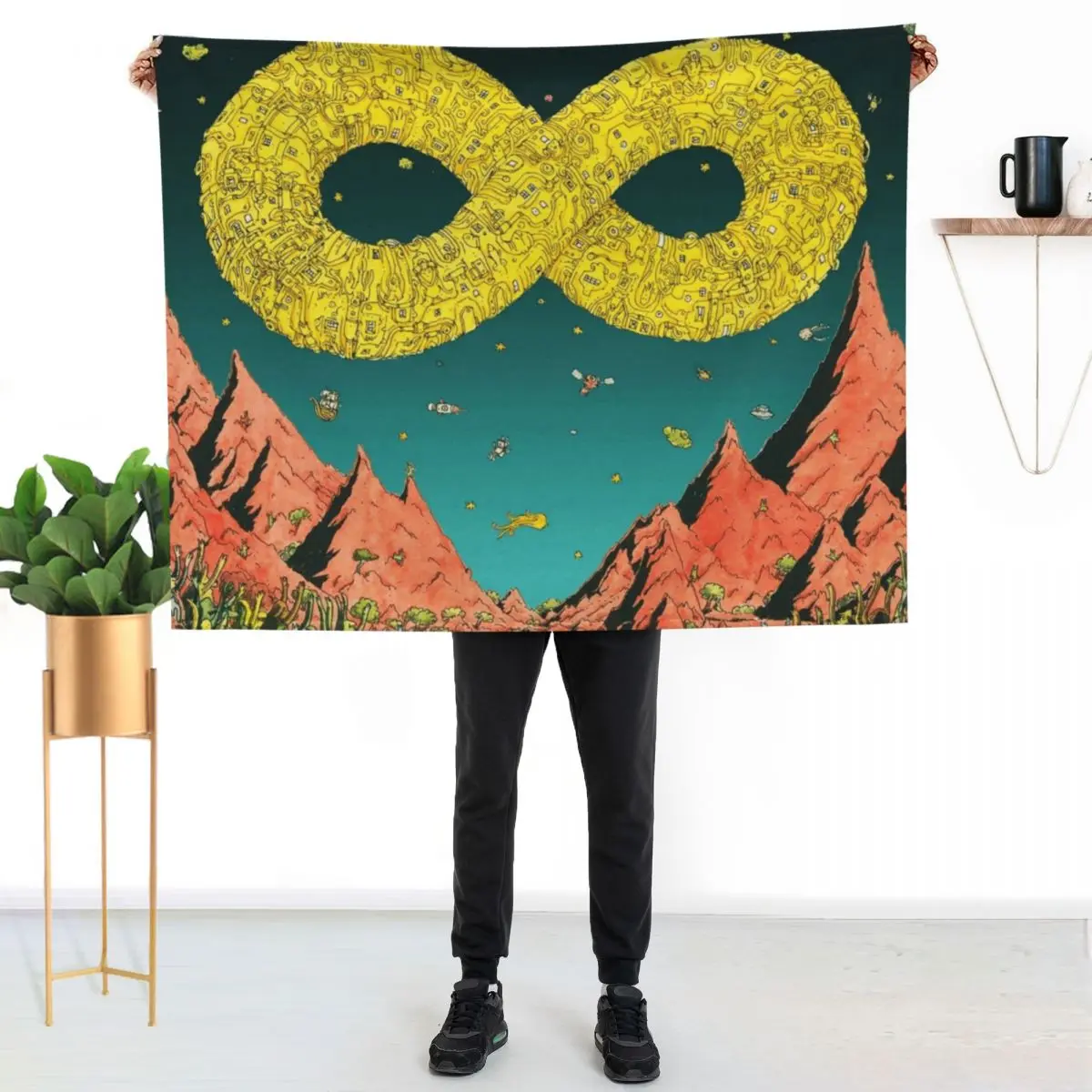 

gavin dance mothership 2021 bedakan Throw Blanket Fade Resistant Durable Throw Blanket