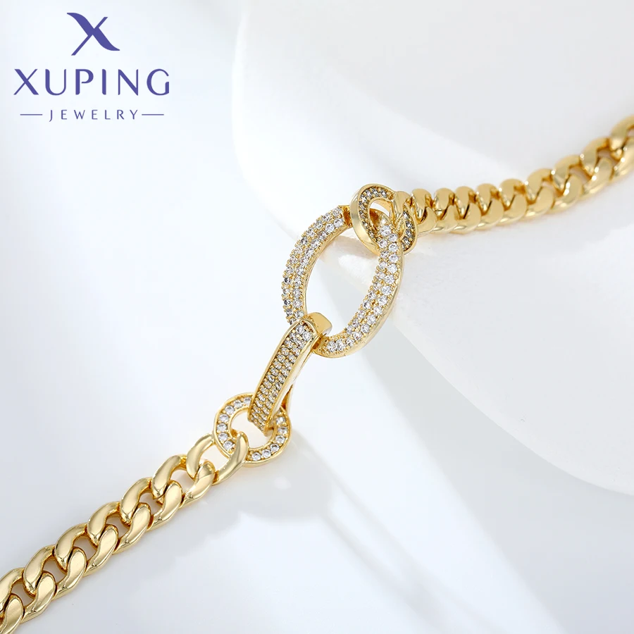Xuping Schmuck Charm Heißer Verkauf Trendy Gold Farbe Überzogene 19 cm Hand Kette Armband für Frauen Mode Exquisite Geschenk X000925432 – Detail 11