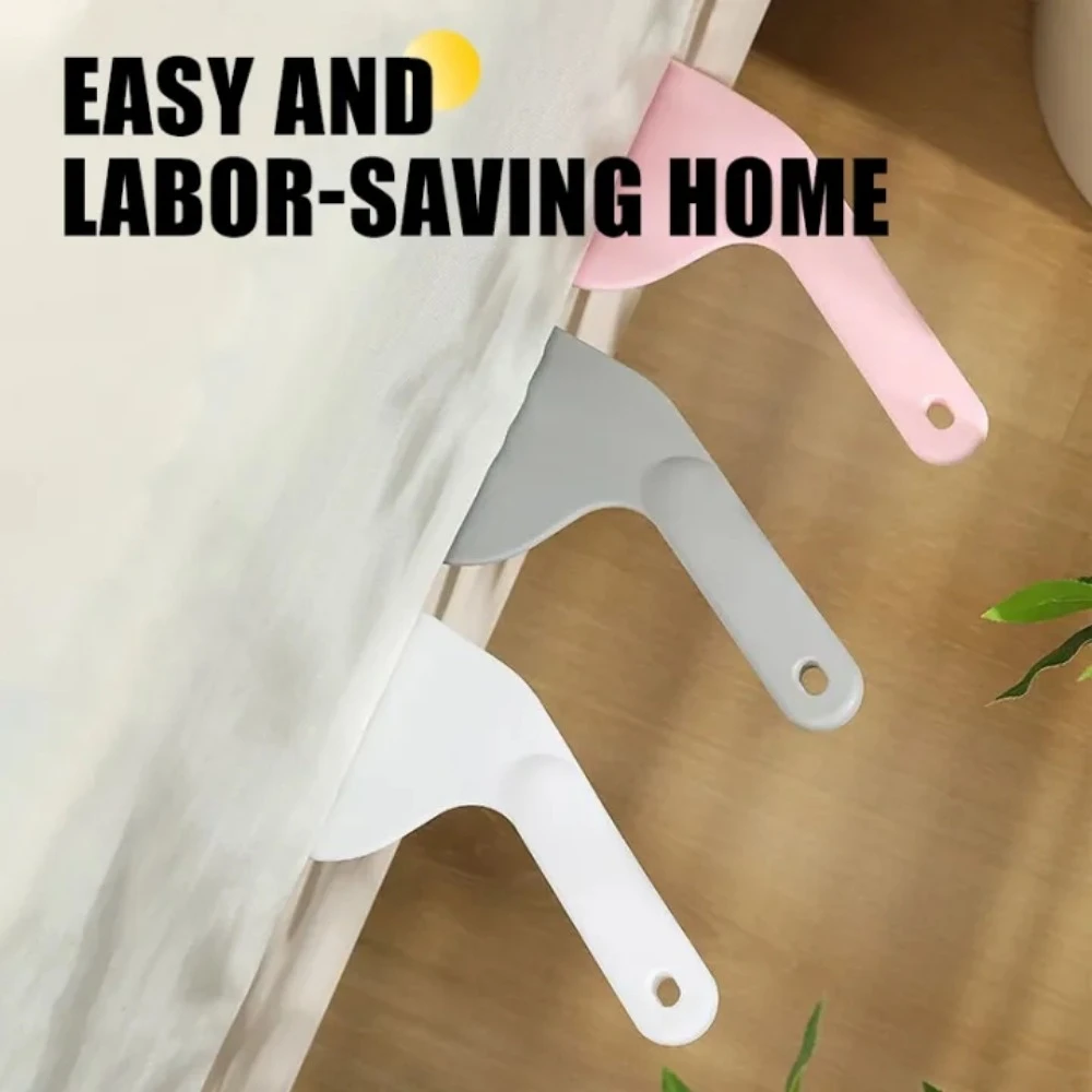 منظم ملاءة السرير متعدد الوظائف غير قابل للانزلاق أسهل من البلاستيك المتين أداة مساعد أداة استبدال ملاءة سرير لغرفة النوم