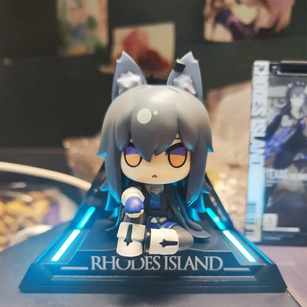 

Arknights MINI Series Vigil Penance Texas The Omertosa Action Figure Q Version Figurine Arknights Game Peripheral Collect Gifts