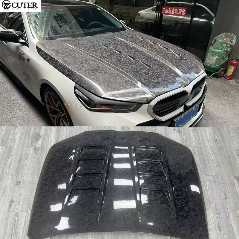 

G60 5 Series G90 M5 Forged Carbon Fiber Front Engine Hood Bonnet Engine Cover with Vents for Bmw G60 G90 2025