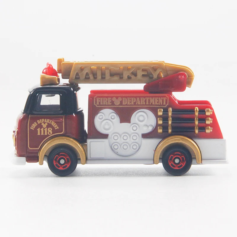 Model 180791 TAKARA TOMY TOMICA Disney Cartoon Mickey Mouse Ladder Fire Truck Alloy Discast CarModel Toys Sold By Hehepopo