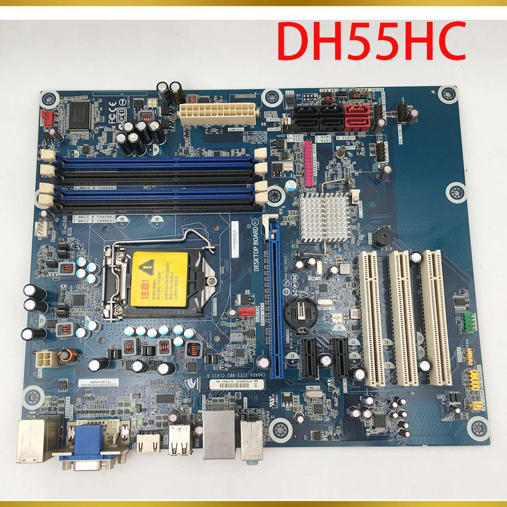 

Материнская плата для промышленного управления LGA1156 P55 чипсет 8 ГБ DDR3 поддержка i7 i5 i3 ATX материнская плата DH55HC