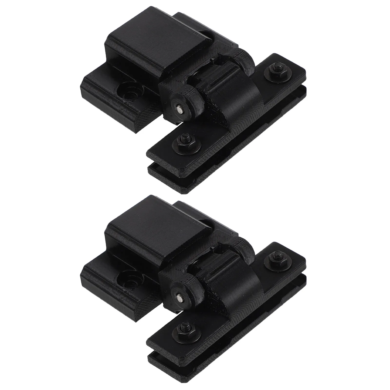 1 Pair Turntable Lid Hinges Dust Cover Hinge Replacement Parts Vinyl Record Player Black Plastic Lid Hinge Fitting For SL-1200