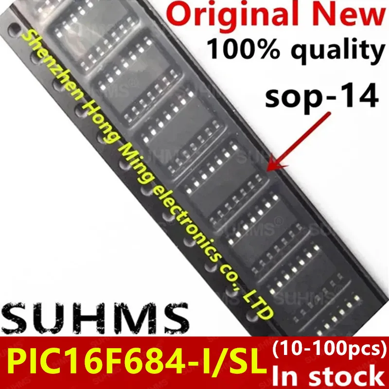 

(10-100piece)100% New PIC16F684-I/SL PIC16F684 sop-14 Chipset