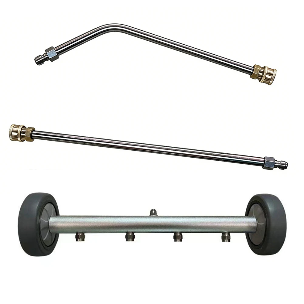 4000 PSI Underbody Floor Washer Nozzle with Quick Connect System for Trucks SUVs Cars Pavements and Driveways Cleaning