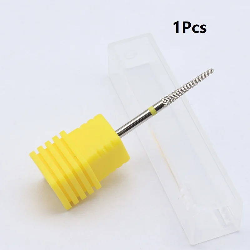 熱い！ シルバーゴールドネイルドリルビットホット医療用ステンレス鋼バーマニキュアカッターキューティクルクリーンネイルドリルアクセサリーケアツール