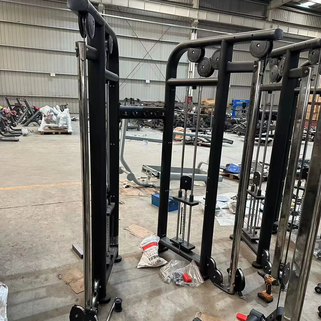 

Commercial Steel Strength Training Gym Fitness Sports Machine Functional Trainer Cross Over Machine Multi Function Trainer