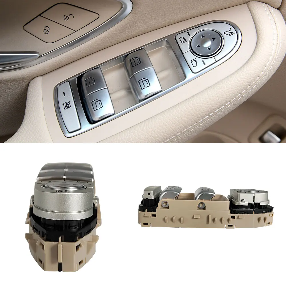 For Mercedes W205 W253 W213 Car Electric Power Window Switch For Benz C E GLC Class 2015-2021 C200 E260 E300 GLC300 2059056811