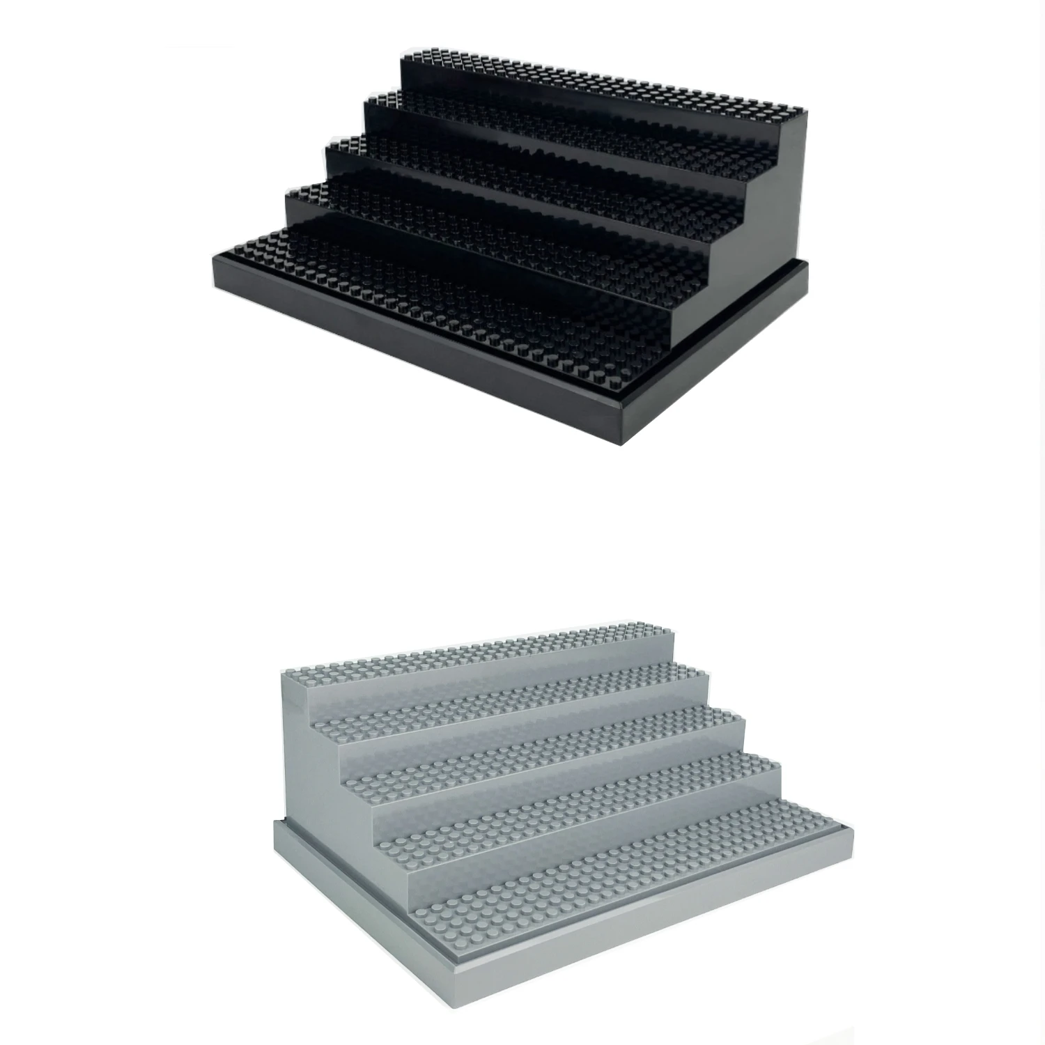 Small Granular Building Block Storage Box with Five-tier Stepped Design Ideal for Collecting Displaying Doll Toys or Gifts
