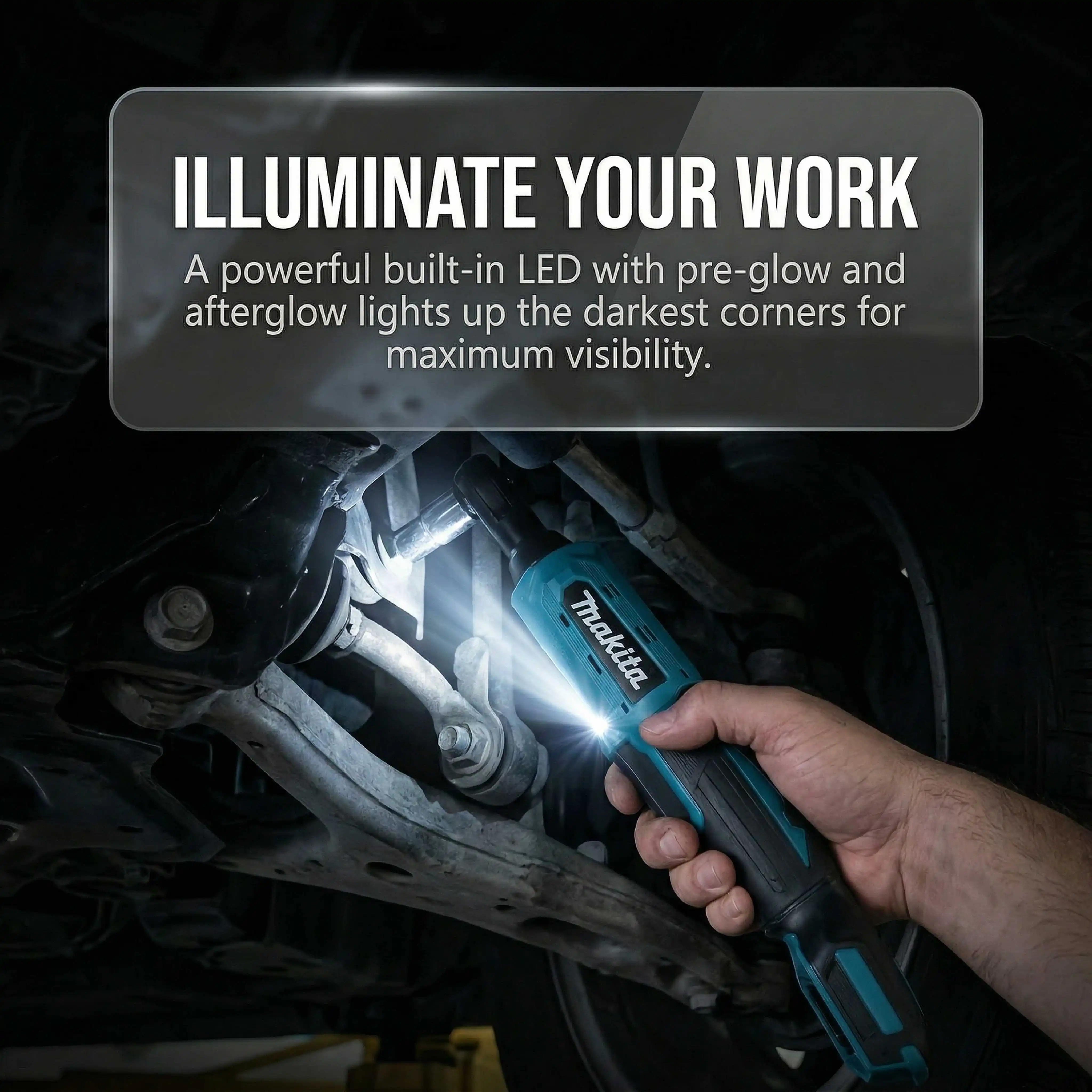 Makita 18V LXT Square Drive Ratchet Wrench DWR180Z Cordless Power Tool For Light Vehicle Undercarriage Care And Brake Parts