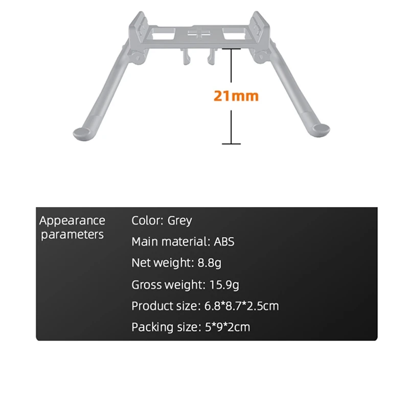 Landing Gear For Mavic Mini/Mini 2/Mini SE Quick Release Height Extended Leg Protector Accessories