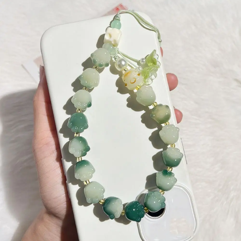 

Милый ремешок для мобильного телефона для девочек, браслеты-слинг с защитой от потери, ремешок для телефона, эстетические бусины из бисера, цепочка для телефона, аксессуары для телефона