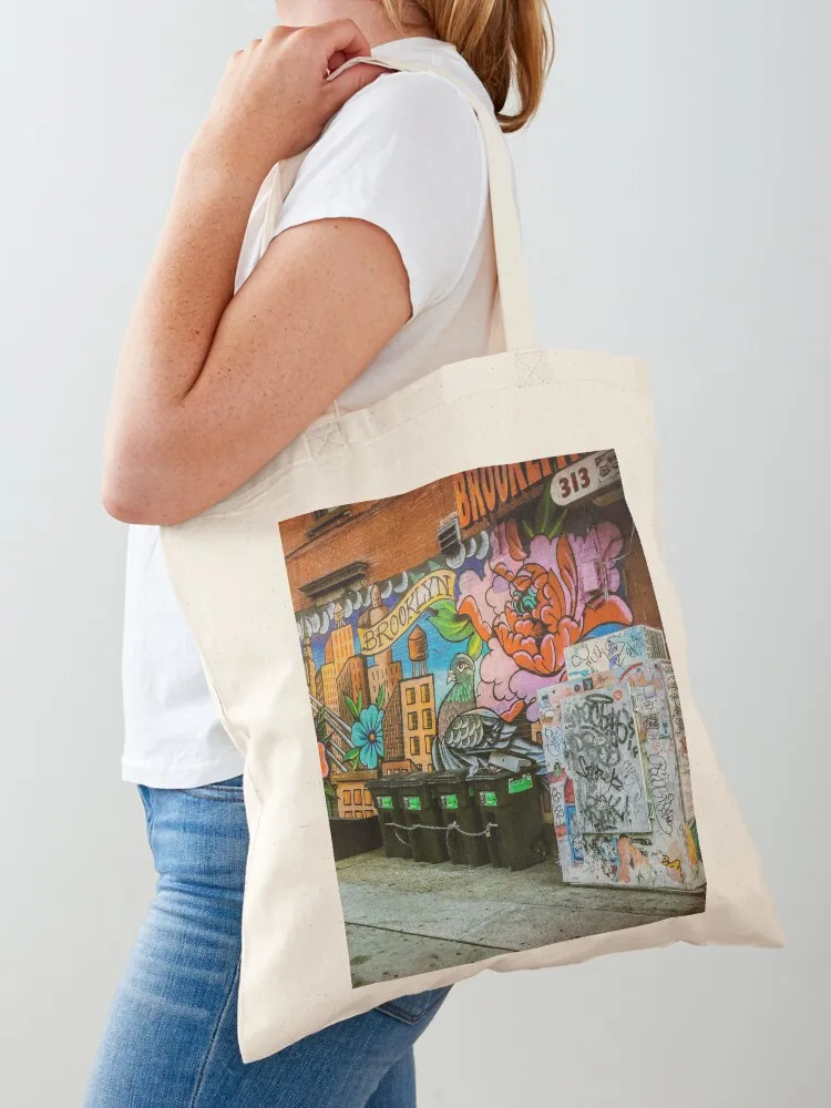 Street Art, Williamsburg, Brooklyn, NYC Tote Bag sac pour femme Cloth bags Beach bag Canvas Tote Bag