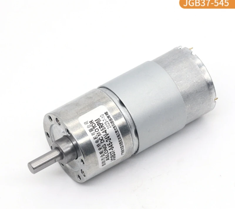 12- 36V 24V Rated Voltage 15W Rotate Speed Reduction High Torque Electric DC Geared Motor JGB37-545 8-1040RPM