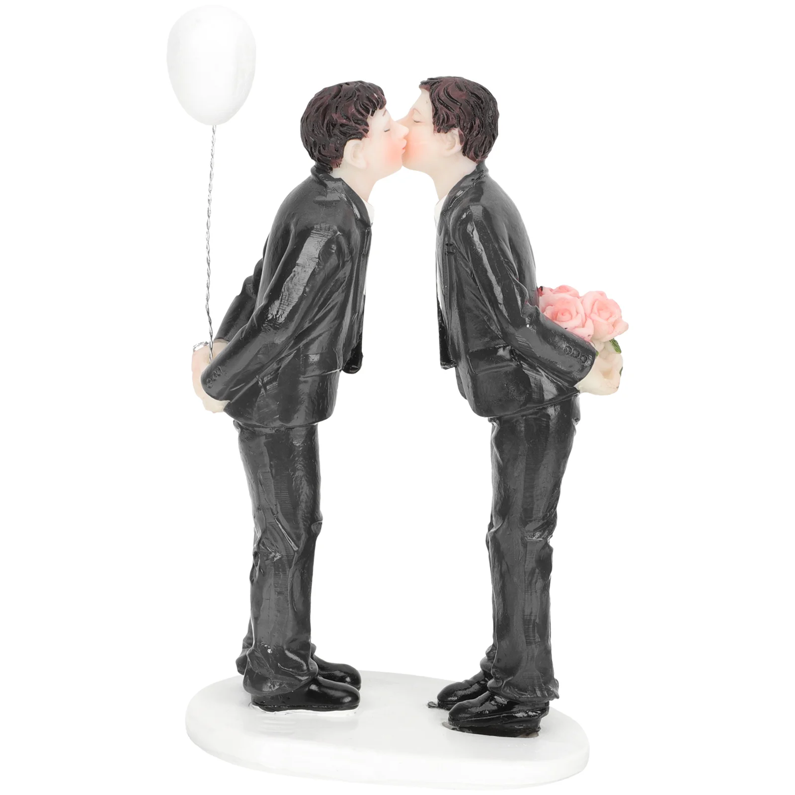 

Ornaments Gay Cake Decoration Bridegroom Lovers Mens Gifts Wedding Decorations Resin Adornments