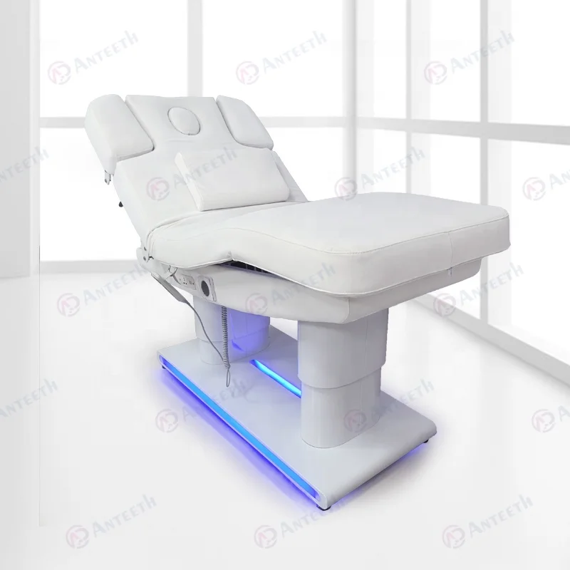 

Luxury Spa Heated Treatment Massage Bed Vibrating Beauty Salon BeautyChair Facial Eyelash Bed Electric Massage Table Bed