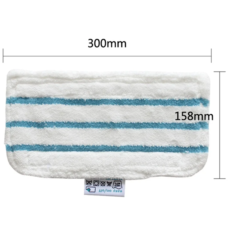 4Pcs Steam Mop Replacement Clean Washable Cloth Pad Mop Microfiber Mop Cloth Cover for Black&Decker FSM1610/1630