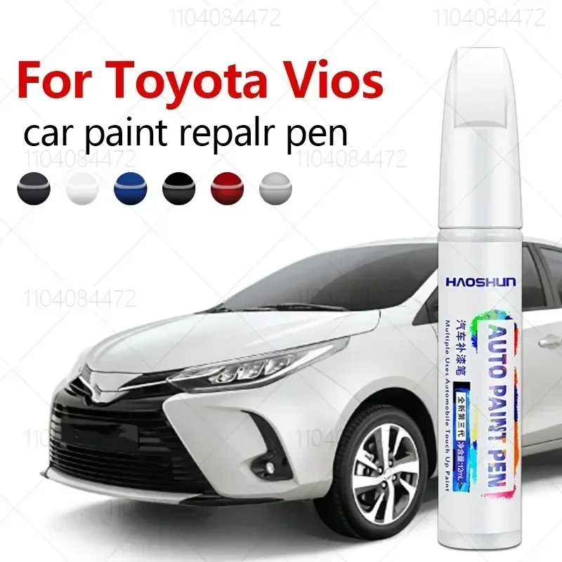 For Toyota Vios 2005-2035 NCP42 NCP93 NCP150 NCP171 Paint Repair Pen Touch Up Scratch Remover DIY Auto Accessories Black White