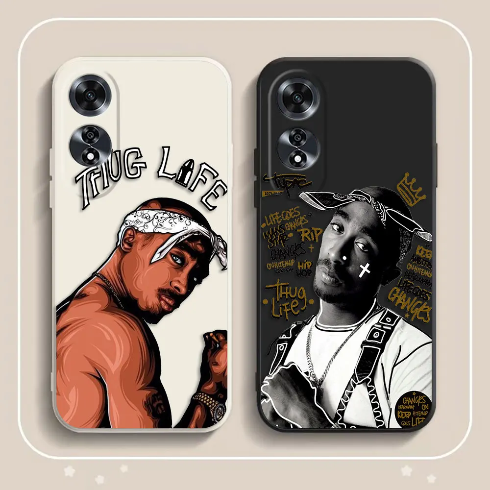 

Rapper Singer 2pac Tupac Phone Case For OPPO F11 F29 A9 A15 A16 A16K A17 A38 A53 A54 A57 A60 A74 A78 A91 A92 A93 A94 A98 Case