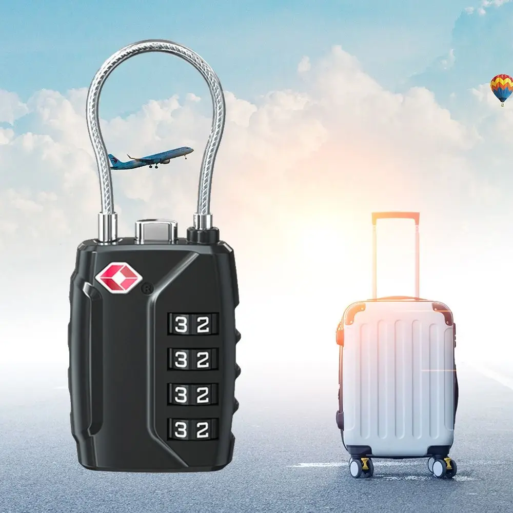 Durable Travel Cabinet Locker 3 Digit Combination Lock Security Tool Suitcase Luggage Coded Lock Customs Password Lock