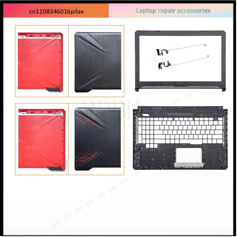 NEW Parts For FX504 FX504GM FX504GD FX504G FX80 FX80G FX80GD LCD Back Cover/Front Bezel/Hinges 15.6inch Plastic Repair