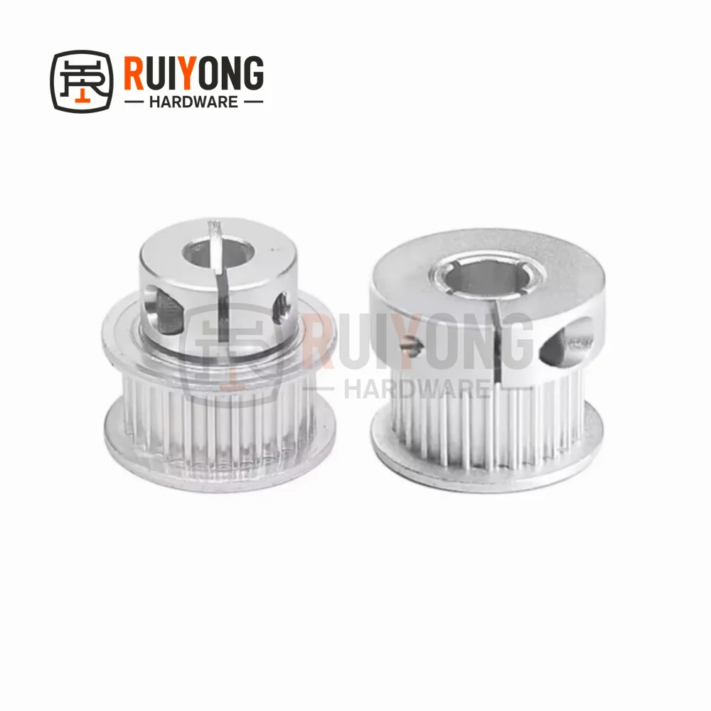 HTD 5M BF 48T/50T/60 Tooth  Clamping Type Synchronous Wheels Bore 10-25mm for Belt width 10/15/20mm 3D Printer Accessories