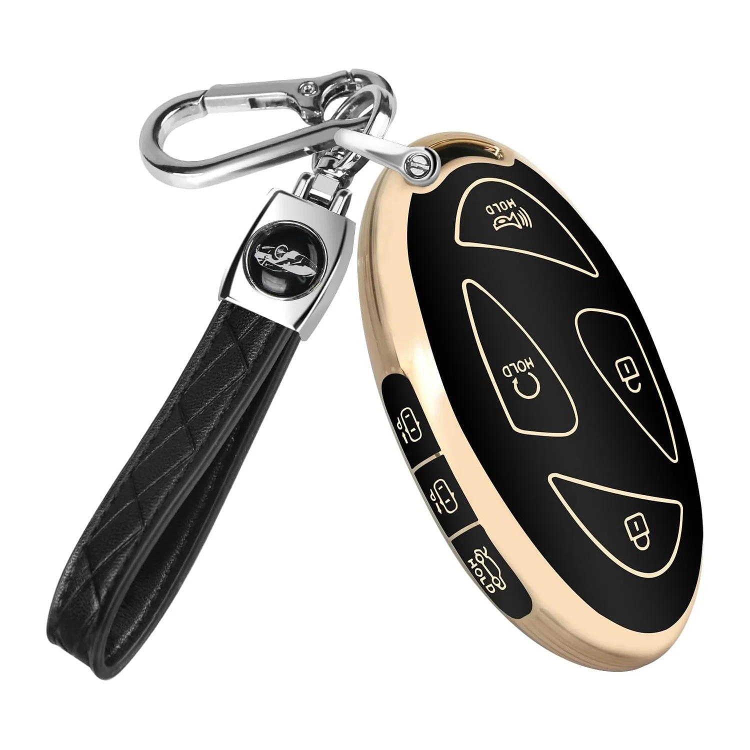 

Suitable for Hyundai Hyndai Smart 5-7 Keys GrandeurGN7 Soft Rubber Bag Car Key Case Protective Case