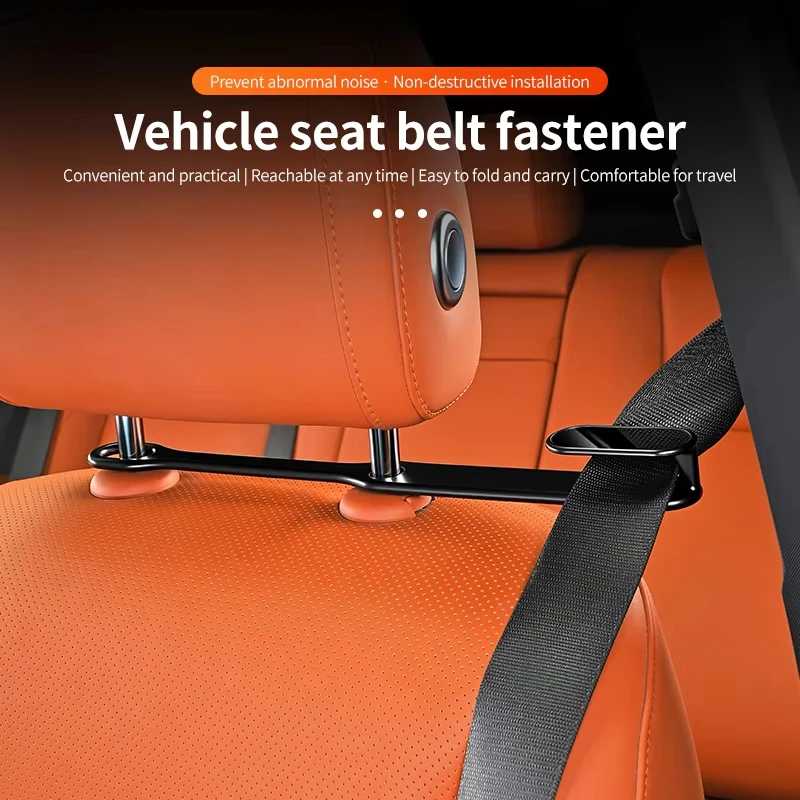 

Комплект из 2 штук: Регуляторы ремней безопасности для автомобиля, удобные и практичные, для комфортного вождения, декоративные элементы интерьера (не является средством безопасности)