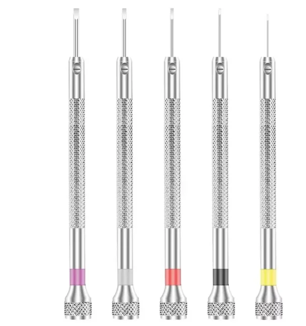 Precision Mini Slotted Screwdriver 0.8-1.6mm Watch Repair Tool Precision Instrument Hand Tool for Watchmakers Repairing