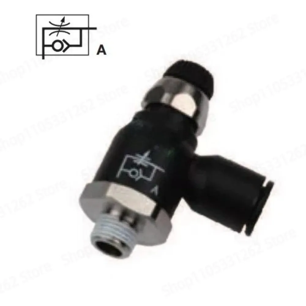High Flow Exhaust Type Flow Control Valve Pneumatic One Way Throttle Speed Regulator Valve For Air Cylinder Control