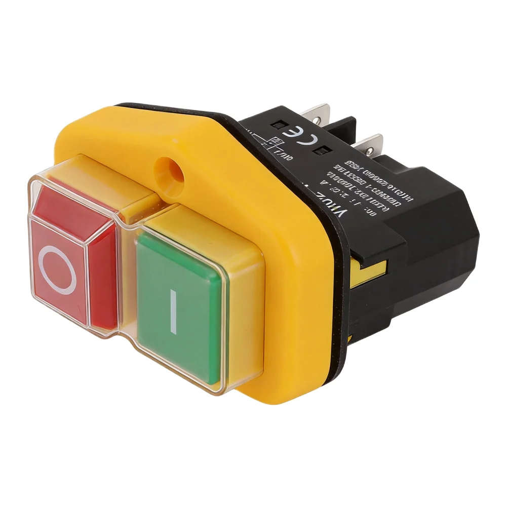 AC220V Pushbutton Switch Magnetic Pushbutton Switch IP55 Protection Level Plastic And Metal User-friendly Design