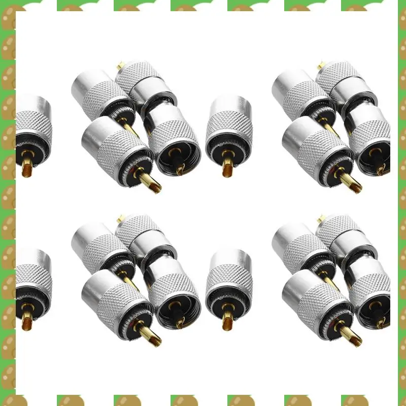 

T36C 20 Pcs UHF PL259 Plug Solder Connector For RG8