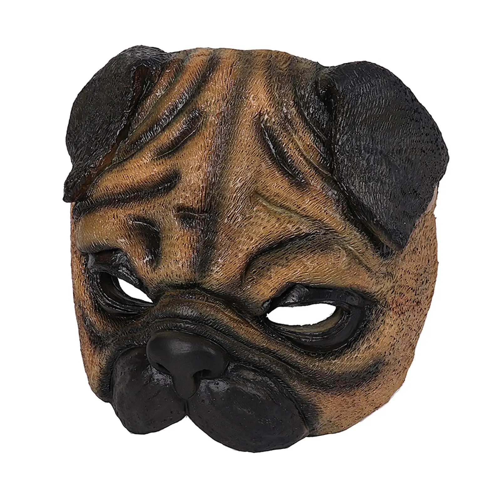 Pug Mask Cosplay Creative Face Cover accessori per costumi maschera di Halloween per Carnival Stage Performance Birthday Night Club Party