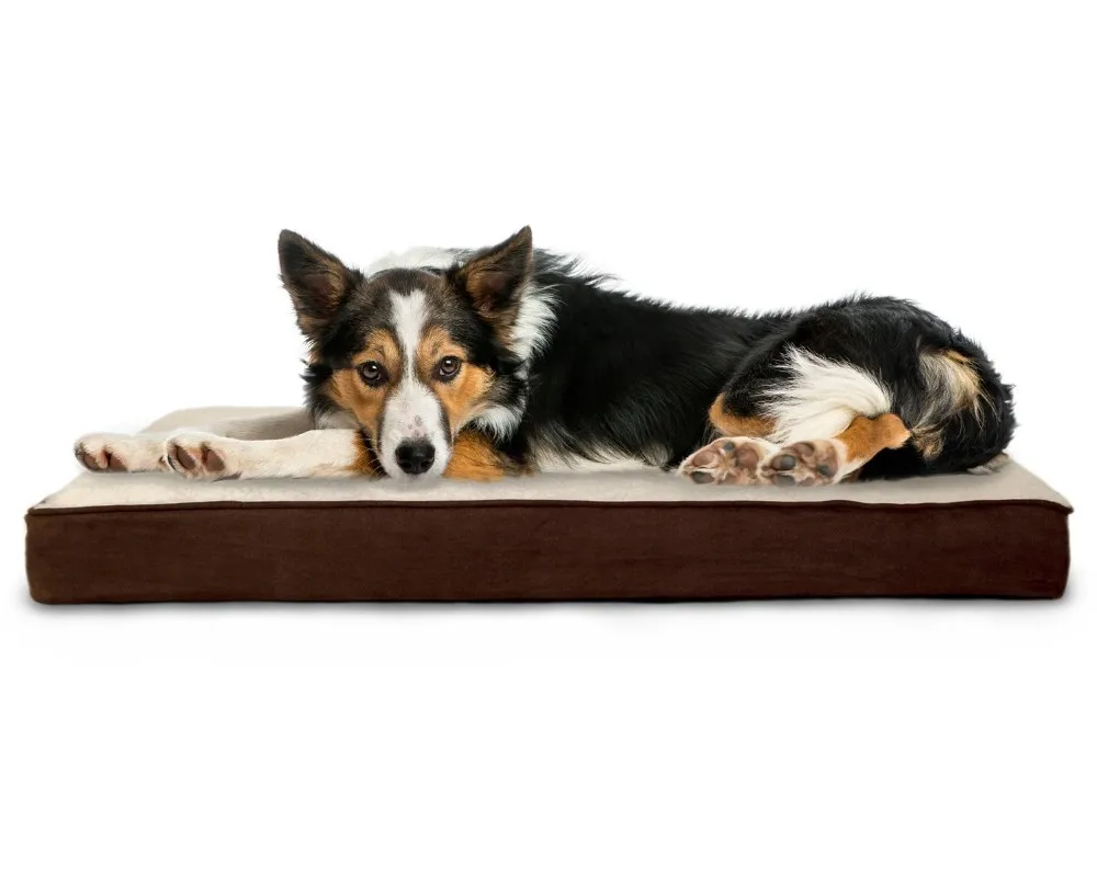 

Deluxe Small Pet Bed Mattress for Dogs and Cats Velvet with Solid Animal Pattern Cooling Feature Large Dog and Cat Bed