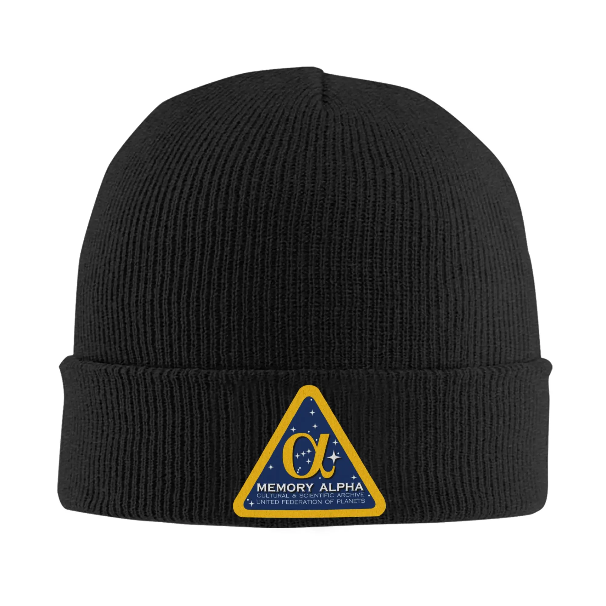 Stars Treks Memory Alpha Knitted Hat  Vintage Caps Female Male Kpop Beanie Hats Autumn Winter Custom Elastic Bonnet Hats