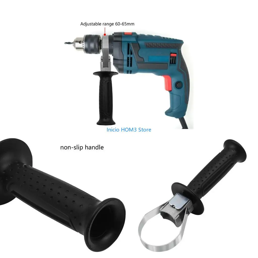 A5YD Plastic Side Handle Drill Handle Adjust Drill Replacement Side Front