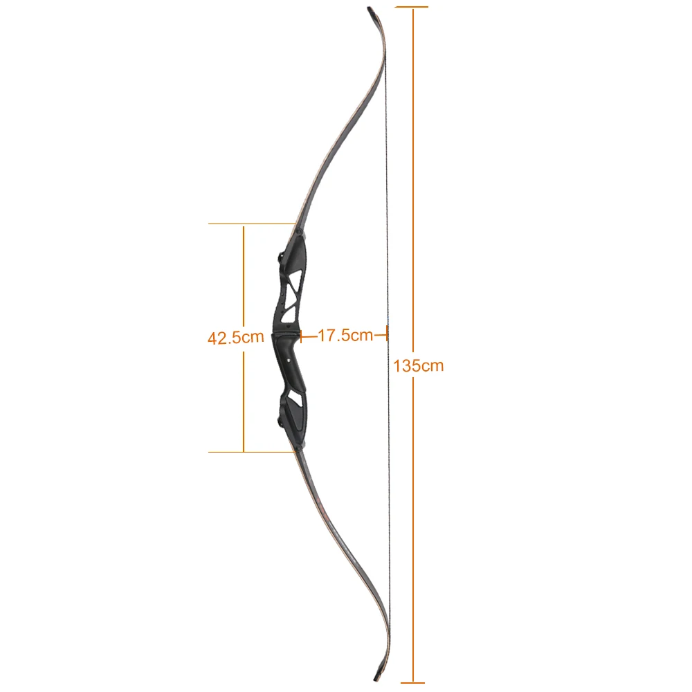 30-50lbs Professional  Archery Recurve Bow for Hunting Take-down Bow Outdoor Shooting Sports Bow And Mixed Carbon Arrow Set