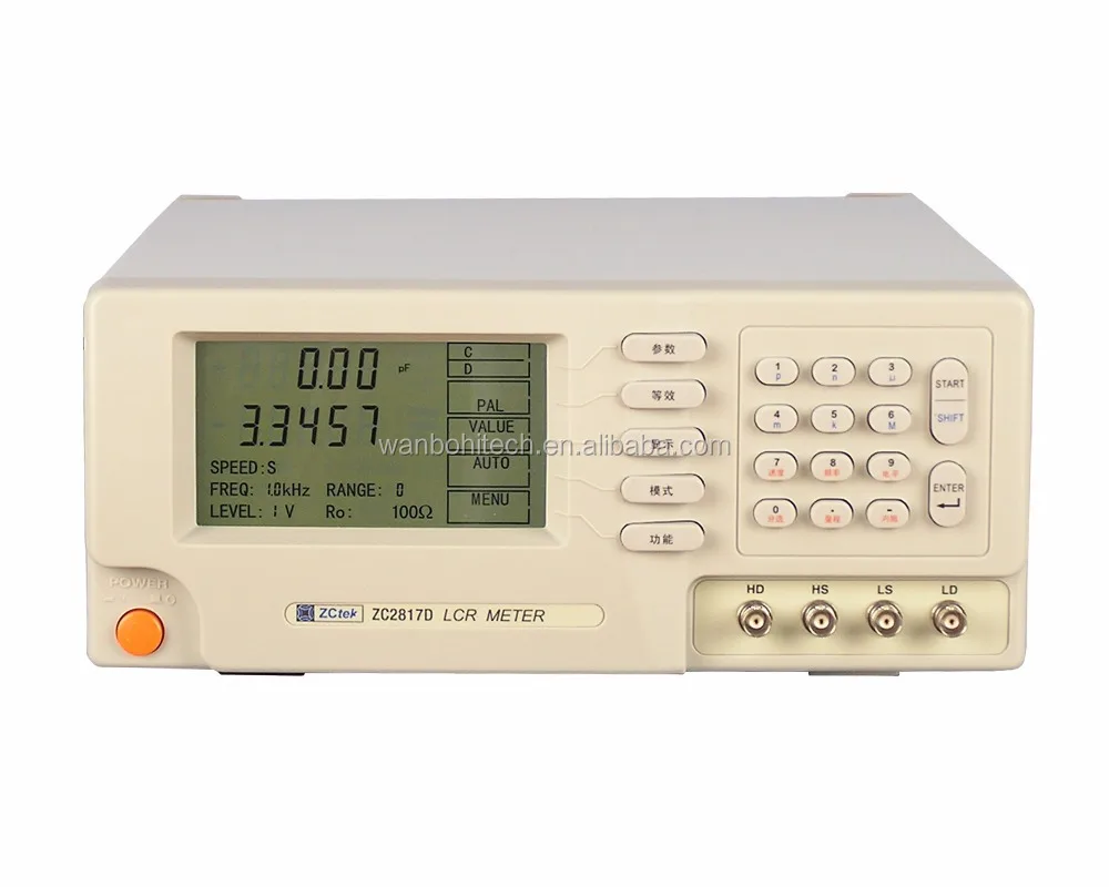 

ZC2817D Digital Bridge LCR Meter for Rapid Measurement of Resistance Capacitance and Inductance