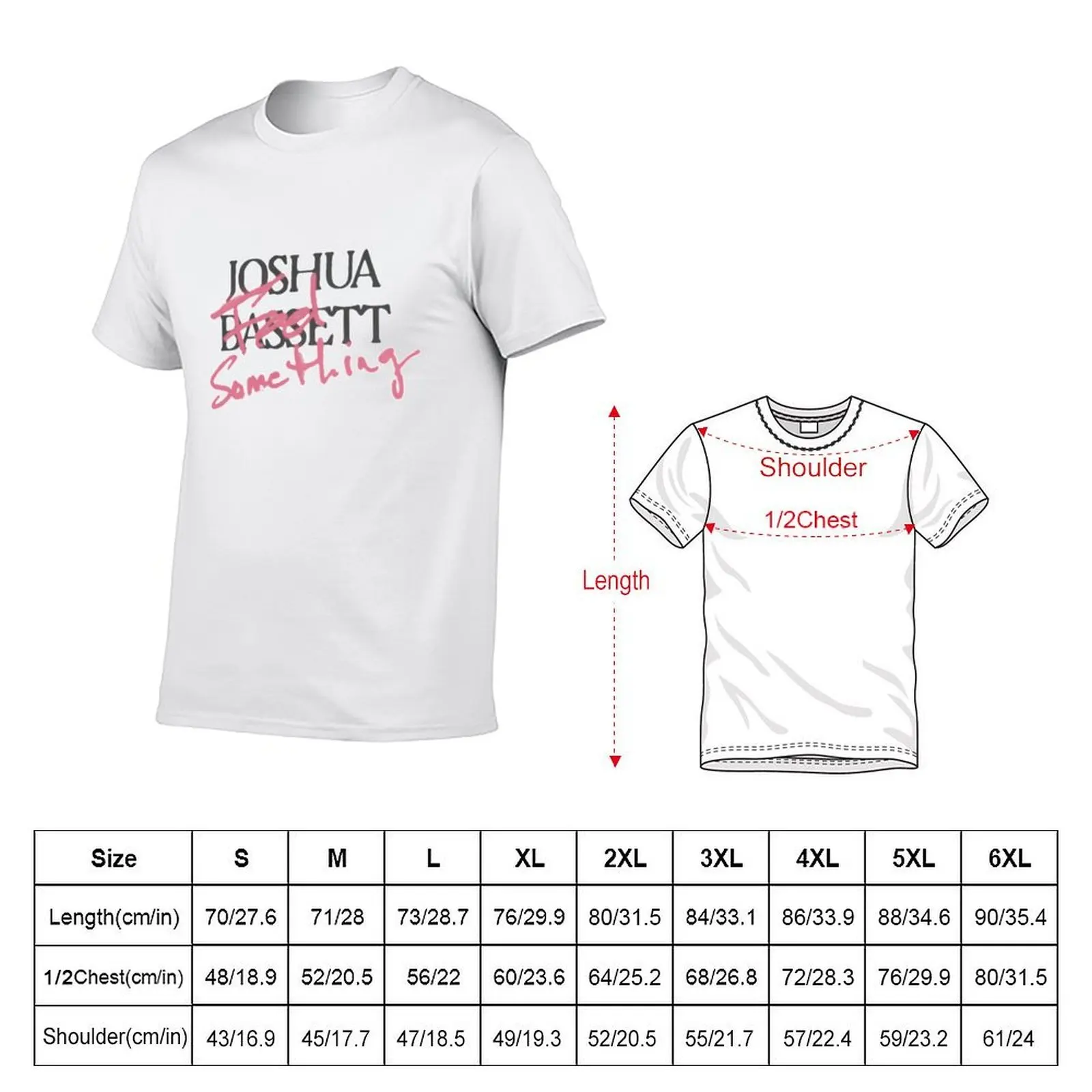 Joshua Bassett feel something T-Shirt plus size tops blanks mens graphic t-shirts pack